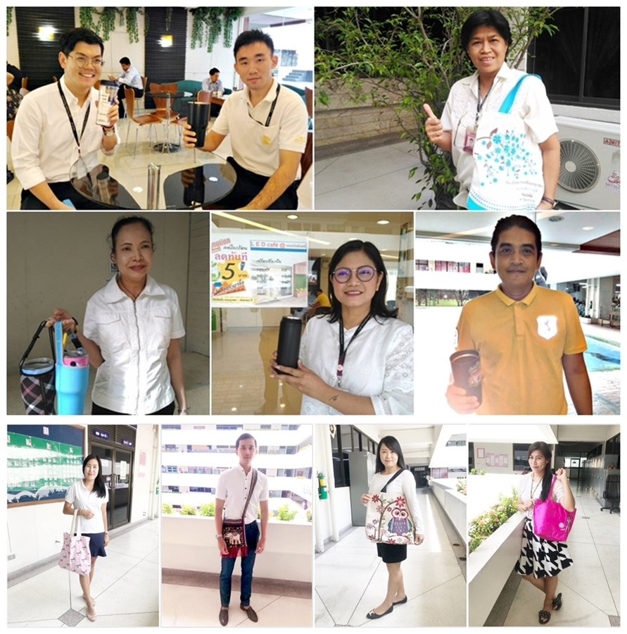 ﻿กรมบังคับคดี “ร่วมมือร่วมใจ ใช้ถุงผ้าแทนถุงพลาสติก เพื่อลดโลกร้อน” กรมบังคับคดีงดใช้ถุงพลาสติก 100%